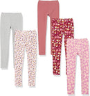 Amazon Essentials Girls and Toddlers' Leggings, Multipacks by TinyTreasures Baby Boutique