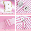Sling Bag for Kids, Birthday Gifts for Little Girl, Small Cute Bag for Little Girls Kids, Initial Small Sling Bags for Girl Kid Daughter (Pink I) by TinyTreasures Baby Boutique