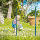 ARIFARO Fence Posts 7 Feet Sturdy Duty Metal Fence Post, Pack of 10, No Dig Garden U Post for Wire Fencing Steel Poles for Yard, Outdoor Wire by CozyNest Decor
