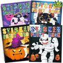 90shine 4PCS Halloween Crafts for Kids Ages 4-8 Sticker Books Gift Party Favors Create 40 Pictures by TinyTreasures Baby Boutique