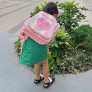 I IHAYNER Kids Glitter Lightweight Backpack for School Travel & Daycare, Toddler Backpack for Girls 3+ Preschool Kindergarten Elementary Kids Backpack-Rainbow Pink M by TinyTreasures Baby Boutique