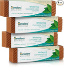 Himalaya Botanique Whitening Complete Care Toothpaste, Teeth Whitening, Fights Plaque, Fluoride Free, No Artificial Flavors, SLS Free, Cruelty Free, Foaming, Simply Mint Flavor, 5.29 Oz, 4 Pack by CozyNest Decor