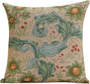 Charlotte Home Furnishings Decorative Tapestry Pillow Cover 19x19 in, Beige Arabesques Couch Pillow Cover, French Country Square Cushion Cases for Living Room Home Decor, Soft Cotton Jacquard Woven by CozyNest Decor