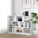 Tangkula 8-Cube Bookcase, Wood 3 Tier Open Storage Bookshelf, Modern Multipurpose Display Cabinet for Living Room, Study, Reading Nook, 48 x 12.5 x 36.5 Inch, White by CozyNest Decor