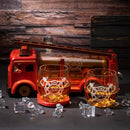 Firetruck Whiskey Decanter with Two 12 oz by The Wine Savant