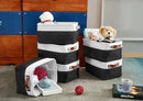 DECOMOMO Small Storage Basket, Closet Storage Bins, Baskets for Organizing Shelves (Black & White, Small - 6 Pack) by CozyNest Decor