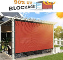 VICLLAX Shade Fabric Sun Shade Cloth with Every 2 FT Grommets for Patio Garden Pergola Cover Canopy 11x16 FT, Rust Red by GreenHaven Gardens