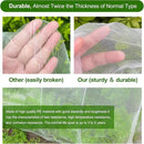 Garden Netting, Jevrench Durable Ultra Fine Garden Netting, Garden Plant Cover Row Cover Makes Plants, Vegetables, Fruits, and Flowers Grow Better (4ft x 25ft) by GreenHaven Gardens