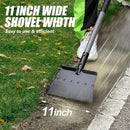 Suchtale Manual Edger Lawn Tool, Multifunctional Garden Cleaning Shovel - Heavy Duty Steel Flat with 54" Adjustable Handle, Gardening Scraper, Outdoor Spade Tool for Weeding, Digging, Ice Removal by GreenHaven Gardens