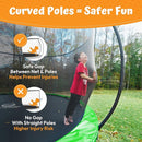 JUMPZYLLA Trampoline Outdoor 8FT 10FT 12FT 14FT 15FT 16FT with Enclosure and Ladder, ASTM Approved Recreational Trampoline for Kids and Adults, Anti-Rust Coated Frame by TinyTreasures Baby Boutique
