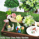 Elcoho 10 Pieces Fake Grass for Crafts Fairy Garden 6 x 6 Inches Artificial Garden Grass for Miniature Ornament Dollhouse DIY Decoration by CozyNest Decor