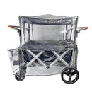 Big Size Rain Cover for Stroller, Mosquito Net for Trolley Cart, 2in1 Big Cover with Window for Picnic Camping Wagon Stroller Waterproof Windproof Accessories (Cart Not Included) by TinyTreasures Baby Boutique