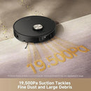 DREAME L50 Ultra Robot Vacuum and Mop Black with Auto-Empty and Mop Self-Cleaning, Precise Obstacle Avoidance, 19,500Pa Suction, HyperStream Detangling DuoBrush by CozyNest Decor