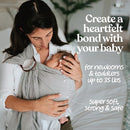 Nalakai Luxury Ring Sling Baby Carrier, Soft Linen Blend Baby Sling, Baby Wrap, Wear Your Little One Close to Your Heart, Comfort, Style by TinyTreasures Baby Boutique