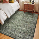 Lofus 5x7 Area Rug for Living Room,Green Washable Area Rugs with Non-Slip Backing,Soft Boho Carpets for Bedroom Dining Room Home Office Indoor Nursery by TinyTreasures Baby Boutique