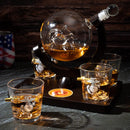 Marine Decanter Set With Four 3 oz Shot Glasses 1000ml