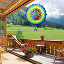 Peacock Hanging Wind Spinners,12 Inch 3D Garden Spinner Kinetic Art Garden Decorations，Stainless Steel Reflective Wind Spinners for Yard by CozyNest Decor