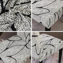 JQinHome Pattern Chair Covers for Dining Room Set of 2, High Stretch Removable Washable Parsons Chair Slipcover for Home Party Hotel Wedding Ceremony (2PCS, Lotus Gray) by CozyNest Decor