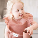 Tiny Twinkle Mess Proof Baby Bibs for Eating - Waterproof, Wipeable Bibs - Toddler Bibs - Travel Friendly - PFAS, PVC, BPA, Phthalate Free - Baby Food Bibs(3 Pack,Petite Safari) by TinyTreasures Baby Boutique