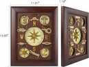 SAILINGSTORY Nautical Wall Decor Knot Board Frame Maritime Decor Coastal Compass Decor by CozyNest Decor
