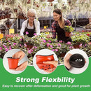 TDHDIKE Plastic Planter Nursery Pots 4" Small (50pcs Pots and 50pcs Labels) Seedlings Flower Pots Container Seed Starting Pots for Plants by GreenHaven Gardens