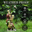 Turtle Figurine Garden Decor, Solar Turtle Outdoor Statue, Funny Turtle Gift Sculpture Decoration for Home Patio Yard Lawn Porch Ornament by GreenHaven Gardens