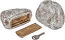 Hide a Key Fake Rock,Looks and Feels Like a Real Rock Spare Key Safe or other Small Objects for Outdoor Garden or Yard by GreenHaven Gardens