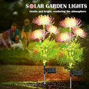 SunKite Solar Garden Lights, Solar Flowers Lights with Glowing Flowers & Stems, Upgraded Solar Panel, Solar Lights Outdoor for Garden,Yard Patio Pathway Decor, Gift for Mother （2 Pack） by GreenHaven Gardens
