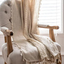 Sutuo Home Boho Curtains for Bedroom Nursery, Bohemian Semi-Blackout Geometric Crochet Hollow Lace Patchwork with Textured Linen Fabric Farmhouse Tassels Rod Pocket Window Drapes, 59"W x 72"L, 1 Panel by CozyNest Decor
