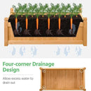 Yaheetech 46″ L × 23.5″ W × 16″ H Wooden Raised Garden Bed, Horticulture Wood Rectangular Garden Planter Outdoor, Raised Planter Box for Yard/Greenhouse/Vegetable/Flower/Herbs, Light Brown by GreenHaven Gardens