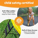 JUMPZYLLA Trampoline Outdoor 8FT 10FT 12FT 14FT 15FT 16FT with Enclosure and Ladder, ASTM Approved Recreational Trampoline for Kids and Adults, Anti-Rust Coated Frame by TinyTreasures Baby Boutique