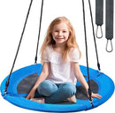 TURFEE 40" Saucer Tree Swing Set - 900Lb Weight Capacity, 900D Oxford Waterproof, with Hanging Straps Swings for Kids Playground Outdoor Activity Backyard Daily Exercise Fun(Blue) by GreenHaven Gardens