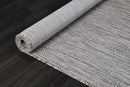 CAMILSON Outdoor Rug 5x7 Modern Area Rugs for Indoor and Outdoor Patios and Porches - Waterproof, Washable, Non-Shedding, Easy-to-Clean Outside Carpet (5 x 7, Solid - Silver Gray) by CozyNest Decor