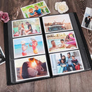Photo Album 4x6 for 300 Photos Pictures PU Leather Cover Black Inner Page for Wedding Albums Family Photo Book Baby Anniversary Pocket Vacation Birthday Christmas Photo Albums Gift (Black) by TinyTreasures Baby Boutique