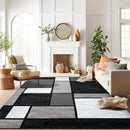 Rugshop Contemporary Modern Boxes for Home Office,Living Room,Bedroom,Kitchen Non Shedding Area Rug 12' x 15' Gray by TinyTreasures Baby Boutique