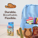 BioSwiss Bandages, Cowboy Shaped Self Adhesive Bandage, Latex Free Wound Care, Fun First Aid Kit Supplies for Kids and Adults, 24 Count by TinyTreasures Baby Boutique