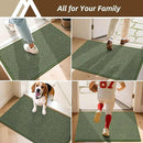 COSY HOMEER-Door-Mat 32"x48" Non Slip Absorbent Entryway Rugs Dirt Trapper Doormats Washable Entrance Mats Low Pile Welcome Floor Mat for Front Back Door and Entry Mats,Green by CozyNest Decor
