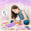 Dpai Friendship Bracelet Making Kit for Girls,DIY Arts and Crafts Toys,Jewelry String Maker Kit,The Best Birthday Gifts Ideas for Girls 6 7 8 9 10 11 12+ Years Old（Purple） by TinyTreasures Baby Boutique