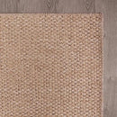CAMILSON Easy Jute Rug 9x12, Large Indoor Outdoor Natural Color Farmhouse Area Rugs for Living Room Patio and Kitchen Rug, Solid Boho Woven Design, Easy-Cleaning, Washable Outside Carpet (9 x 12) by CozyNest Decor