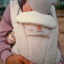 Ergobaby Omni Deluxe Baby Carrier Newborn to Toddler - Breathable Baby Carriers for Summer - All-Position Carrier with Enhanced Lumbar Support & Airflow (7-45 Pounds), Natural Linen by TinyTreasures Baby Boutique