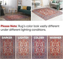 Keen Home Design 2x12 Rug - Machine Washable Runner Rug with Non-Slip Backing, Ideal for Hallway, Entryway, Kitchen, Laundry Room - Vintage, Easy Clean, Durable, Low Pile - (2'6" x 12') by CozyNest Decor