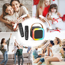 Mini Karaoke Machine for Kids Adults, Portable Bluetooth Speaker with 2 Wireless Karaoke Microphones,2025 TOP Birthday Gifts Toys for Boys 3,4, 5, 6, 7, 8+Years Old Toddler Karaoke Player by TinyTreasures Baby Boutique