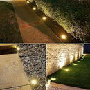 NFESOLAR Solar Ground Lights Outdoor 8 Pack, IP68 Waterproof Flat Solar Outdoor Lights Bright Solar Powered Landscape Lighting for Yard Garden Lawn Patio Driveway Pathway Decor (Warm White) by GreenHaven Gardens