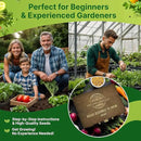 75 Herb & Vegetable Seeds Variety Pack, Garden Seed Starter Kit - Over 47,380 Non-GMO Heirloom Seeds for Planting Vegetables and Herbs Garden Seeds Gift Seed Box with Gardening Supplies, Survival Kit by GreenHaven Gardens