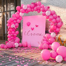 JOYIN 150 Pcs Hot Pink Balloons, Different Sizes 18 12 10 5 Inch Hot Pink Latex Balloon Arch Kit with Instruction for Birthday Party Graduation Wedding Holiday Decoration by TinyTreasures Baby Boutique