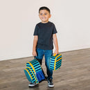 Wildkin 12-inch Kids Backpack – Padded, Adjustable, Ideal for Daycare & Travel - Blue Stripes by TinyTreasures Baby Boutique