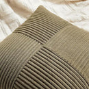 Fancy Homi 2 Packs Olive Green Lumbar Decorative Throw Pillow Covers 14x24 Inch for Couch Bed, Farmhouse Boho Home Decor, Soft Striped Corduroy Rectangle Accent Cushion Case 35x60 cm by CozyNest Decor