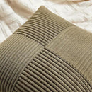 Fancy Homi 2 Packs Olive Green Long Lumbar Decorative Throw Pillow Covers 12x24 Inch for Couch Bed Sofa, Rustic Farmhouse Boho Home Decor, Soft Striped Corduroy Rectangle Accent Cushion Case 30x60 cm by CozyNest Decor