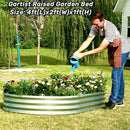 2Pcs Raised Garden Bed, Galvanized Planter Raised Garden Beds for Outdoor, 4x2x1ft, Vegetables,Flowers &Herbs,Heavy Duty Metal Raised Garden Beds Outdoor,Rust-Resistant & Easy Assembly by GreenHaven Gardens
