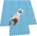 MQIAOHAM® 18 Pieces Puzzle Play Mats, Soft Baby Play Mat, Kids Interlocking Foam Floor Tiles, Toddlers Carpet Playmats G301018-107 by TinyTreasures Baby Boutique